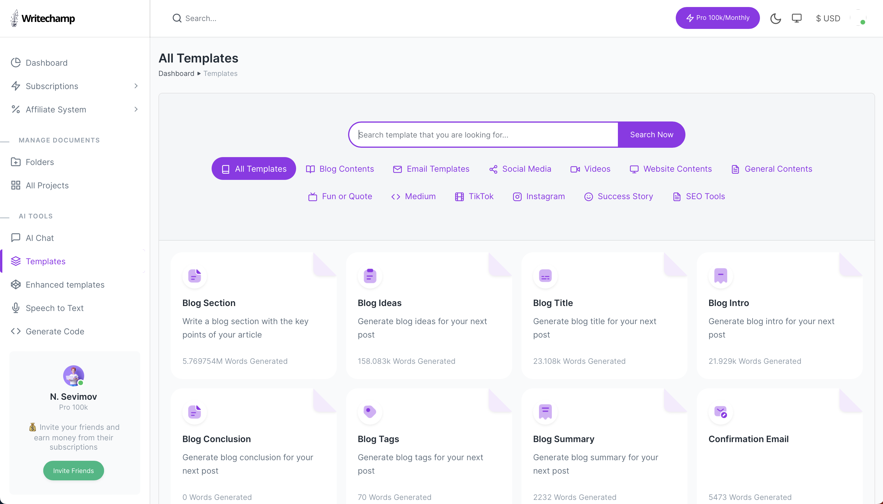 AI Writer - Writechamp.io